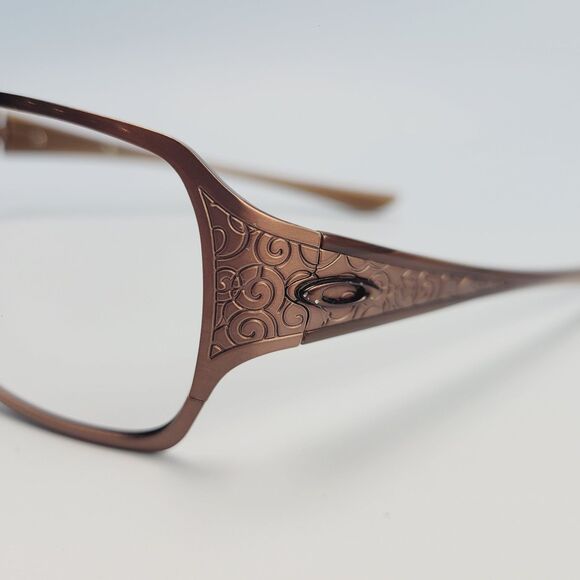 Oakley 05-313 Behave Square Brushed Bronze Sunglasses 62-17 Frame Only